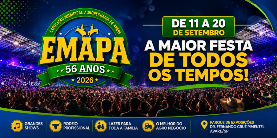 Prefeito Roberto Araujo anuncia programação da EMAPA 2026 e confirma edição histórica da maior festa de portões abertos do Brasil