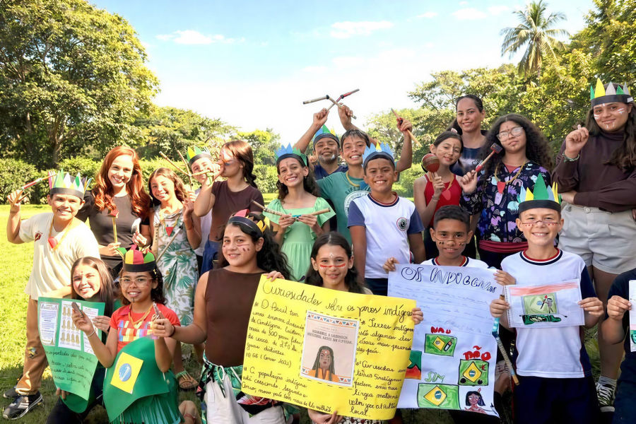 Projeto escolar valoriza cultura indígena com atividades artísticas em Avaré