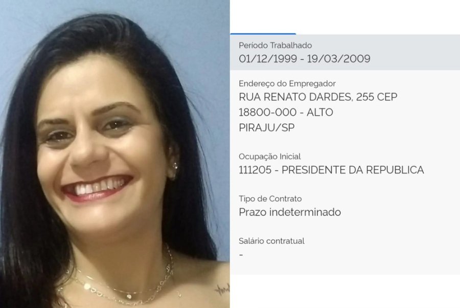 Moradora de Piraju descobre cargo de “presidente da República” registrado na carteira de trabalho