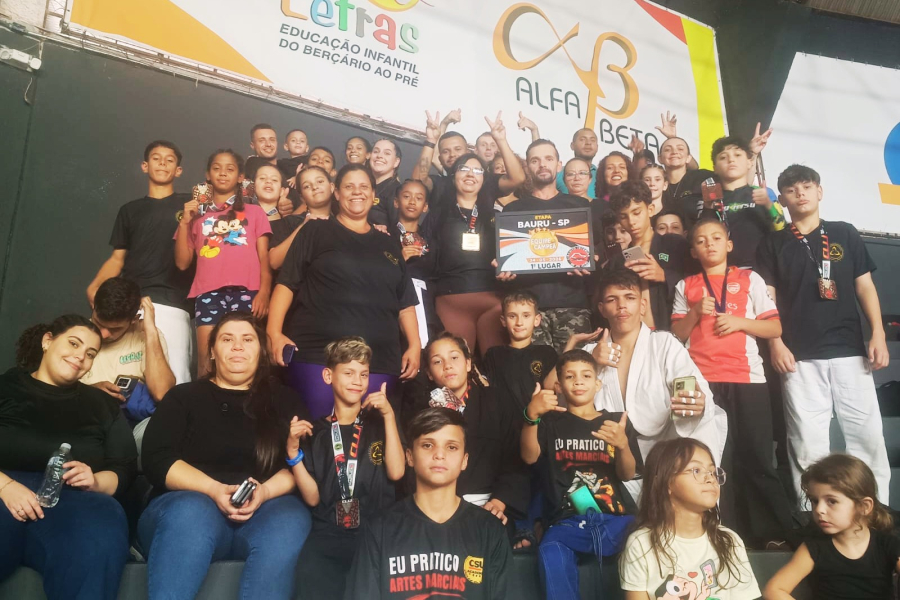 Projeto CSU conquista título geral de jiu-jitsu em campeonato regional de Bauru