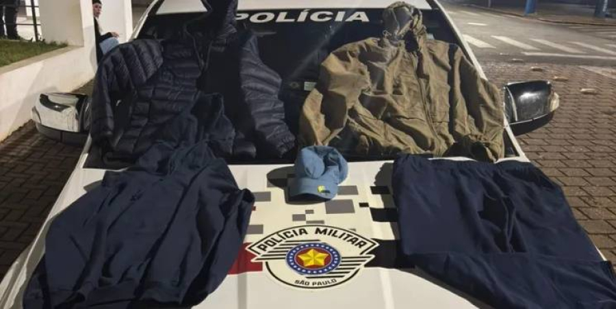 Homem é preso após furto em loja de roupas no centro de Itaí