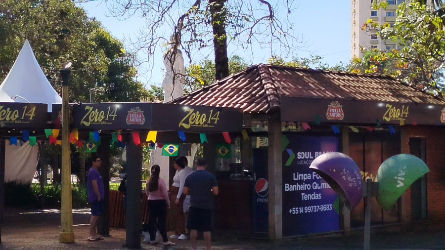 Bombeiros evitam que princípio de incêndio atinja outros quiosques no Lanchódromo de Avaré